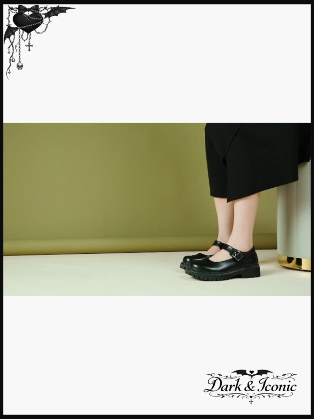 Platform Mary Jane Shoes Women Chunky Flats Comfort Casual Dressy Work Shoes - Picture 7 of 7